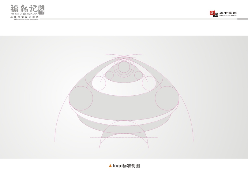 福新記花甲標志設計，新鄉(xiāng)logo設計